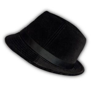 Midnight Velour Military Style Cap